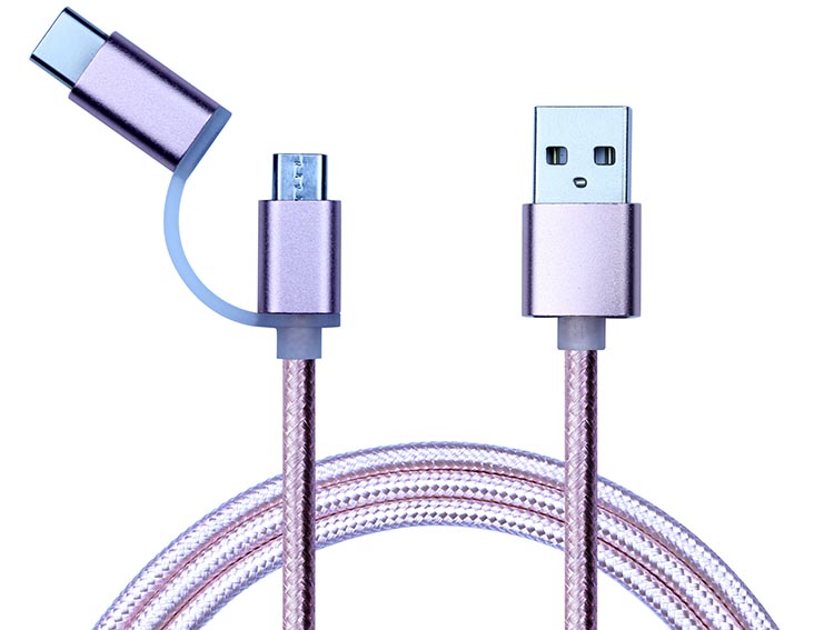 Type C -  Micro 2 in 1 combo cable